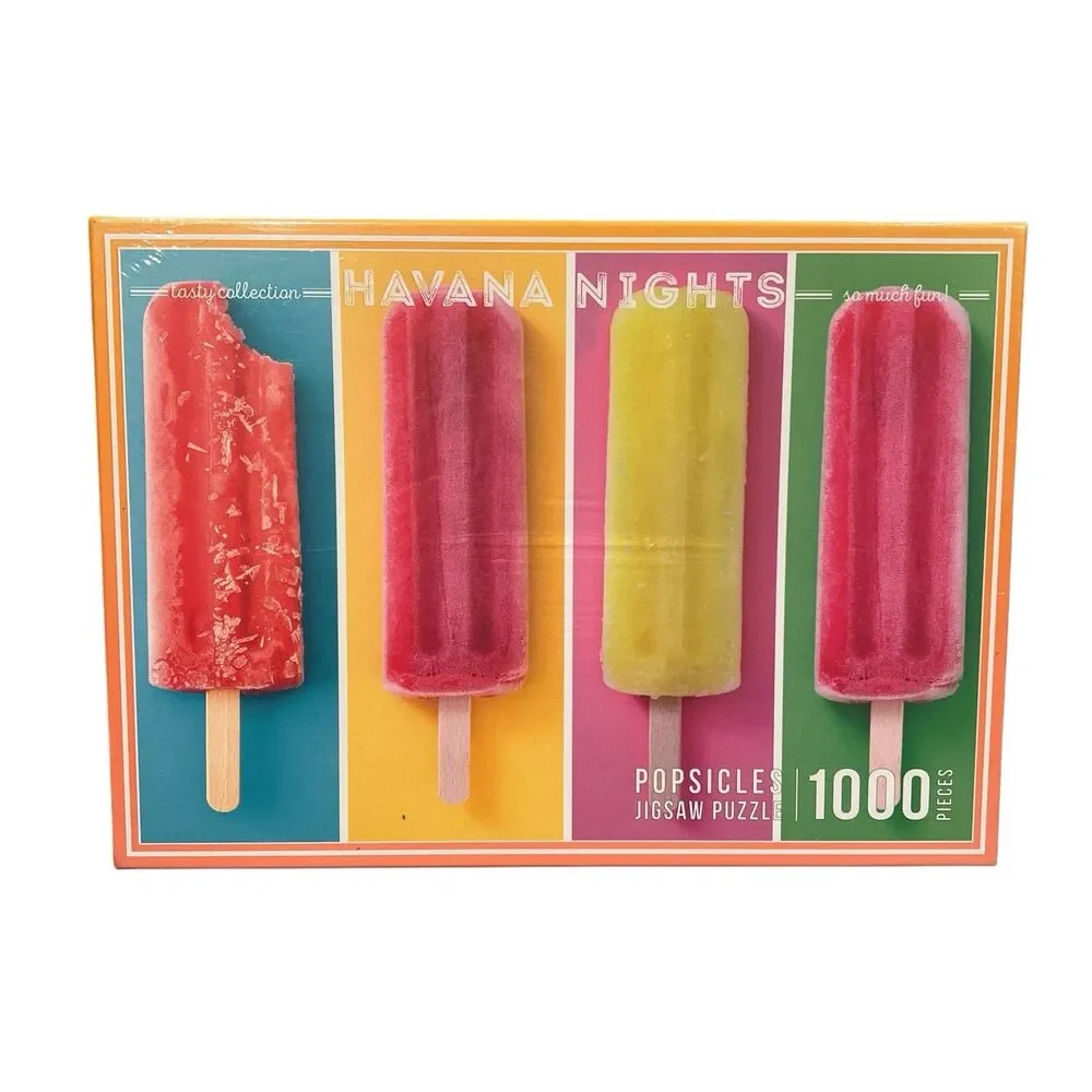 Havana Nights Popsicles Jigsaw Puzzle 1000 Piece Tasty Colorful Summer Art
